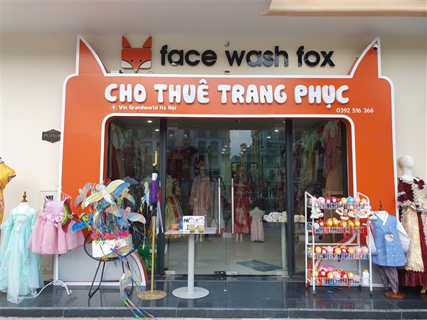 Face wash fox- cho thuê trang phục